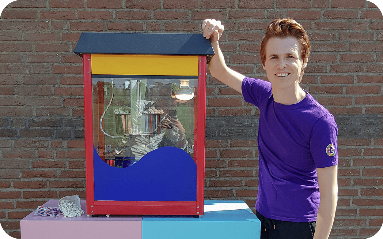 Popcornbakker Ballonnenartiest