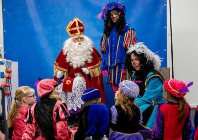 Bezoek van Sinterklaas
