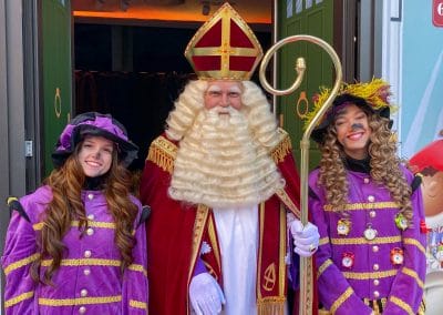 Bezoek van Sinterklaas