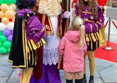 Bezoek van Sinterklaas