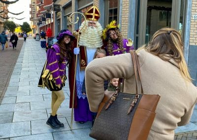Bezoek van Sinterklaas