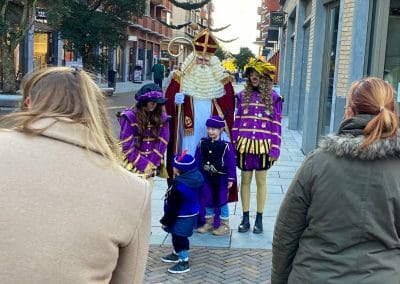 Bezoek van Sinterklaas