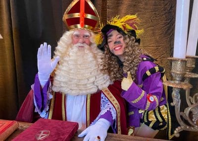 Bezoek van Sinterklaas