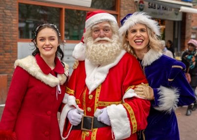 Bezoek van de Kerstman